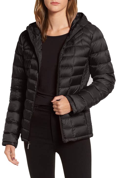 michael kors packable zip front down|Michael Kors packable jacket.